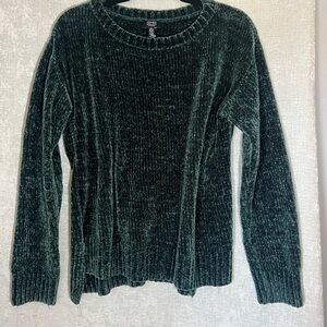 J. Crew Forest Green Crew Neck Sweater